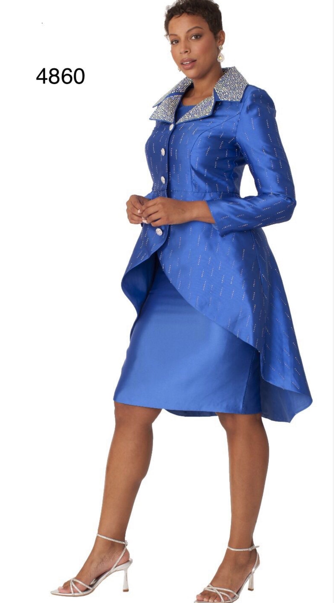 Hi-Low Royal Blue Suit
